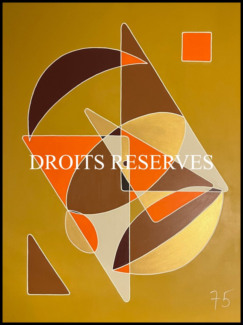 Peinture acrylique sur toile n°75026, 116 × 89 cm